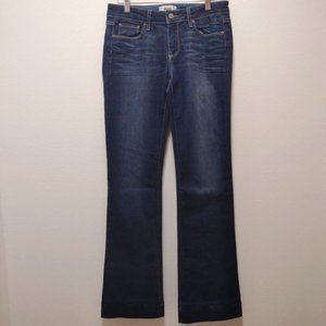 Paige Dark Blue Penny Bootcut Denim Jeans 27
